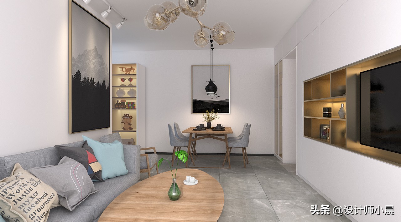 装饰装修设计效果图-你见过哪些让人惊艳的简约风室内装修设计案例？