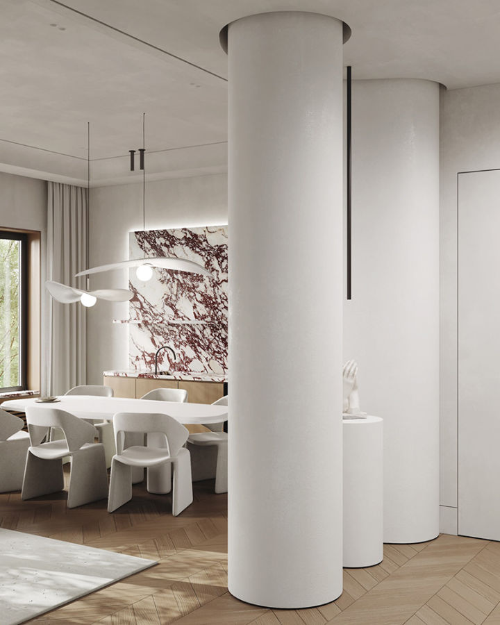 装饰装修设计效果图-你见过哪些让人惊艳的简约风室内装修设计案例？