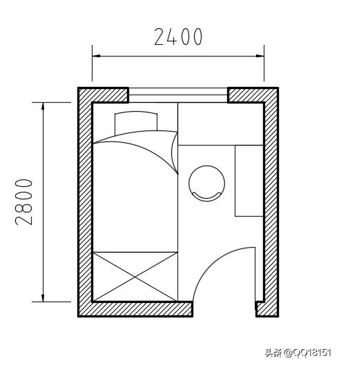 家装设计图效果图卧室怎么画-两个卧室中间是卫生间装修效果? 家装设计图效果图卧室怎么画-两个卧室中间是卫生间装修效果?