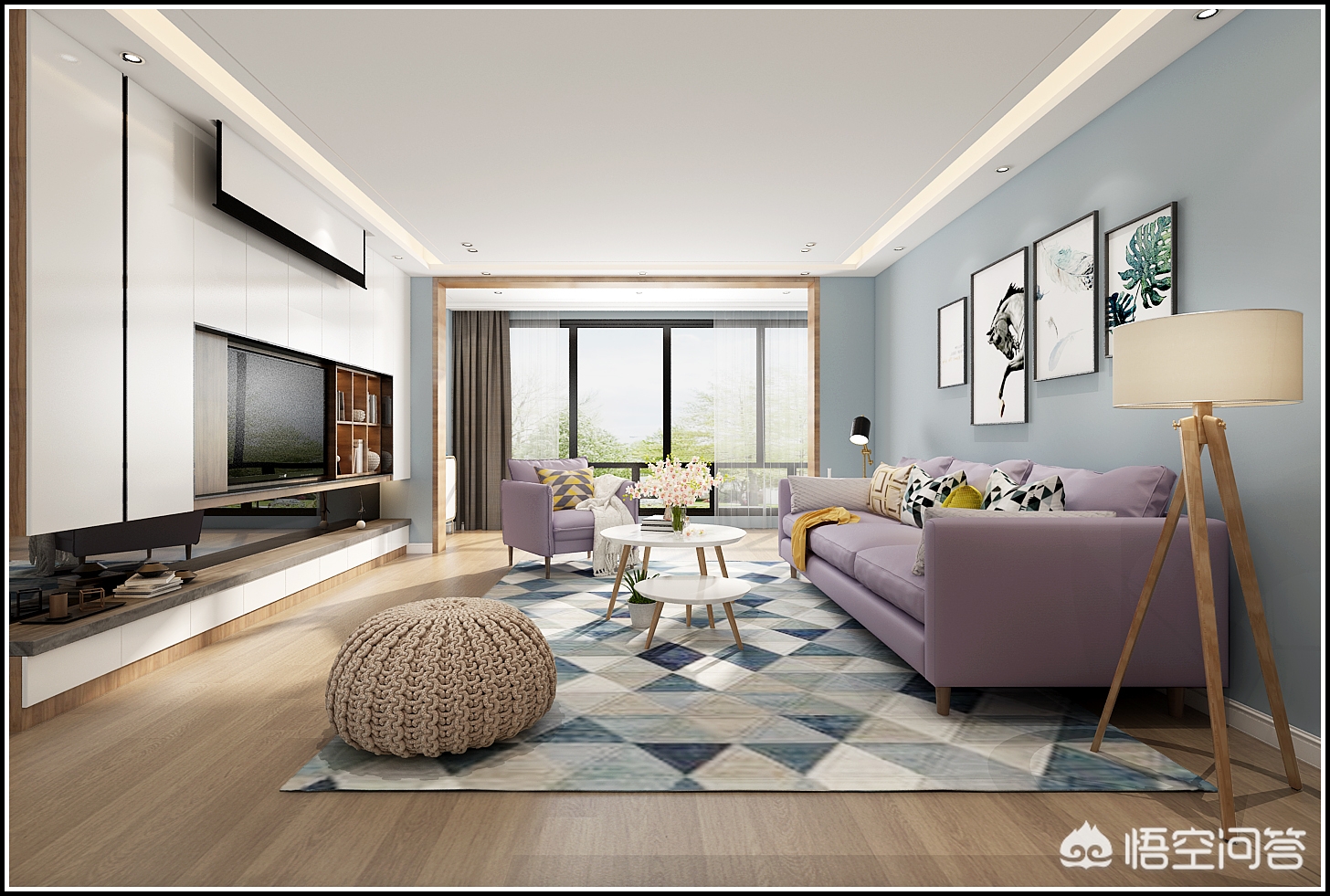 90平装修全包八万贵吗-你觉得90平米的房子的实际使用面积有多大？预算8万元，如何进行北欧风格装修？