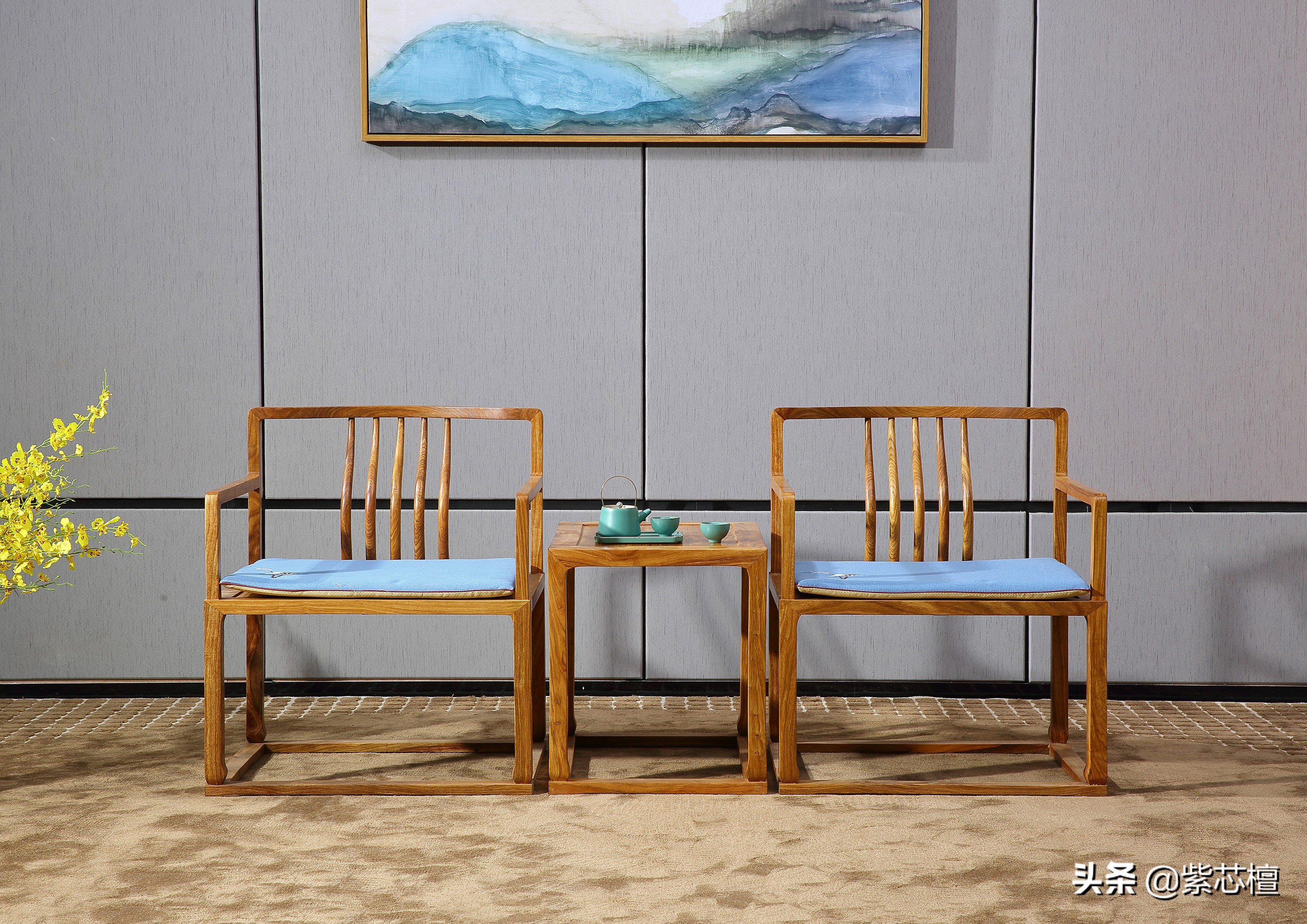 新中式书房装修效果图大全2020图片-家里装修新中式，如何装修大气一点的书房？