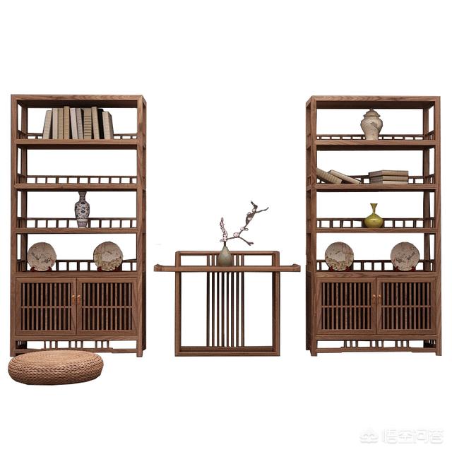 新中式书柜装修效果图片-中式书房的书柜有哪些款式，有没有家具品牌专门设计和生产书柜的？